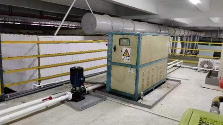 Case study on the removal and installation of chiller cooling tower in electroplating plant